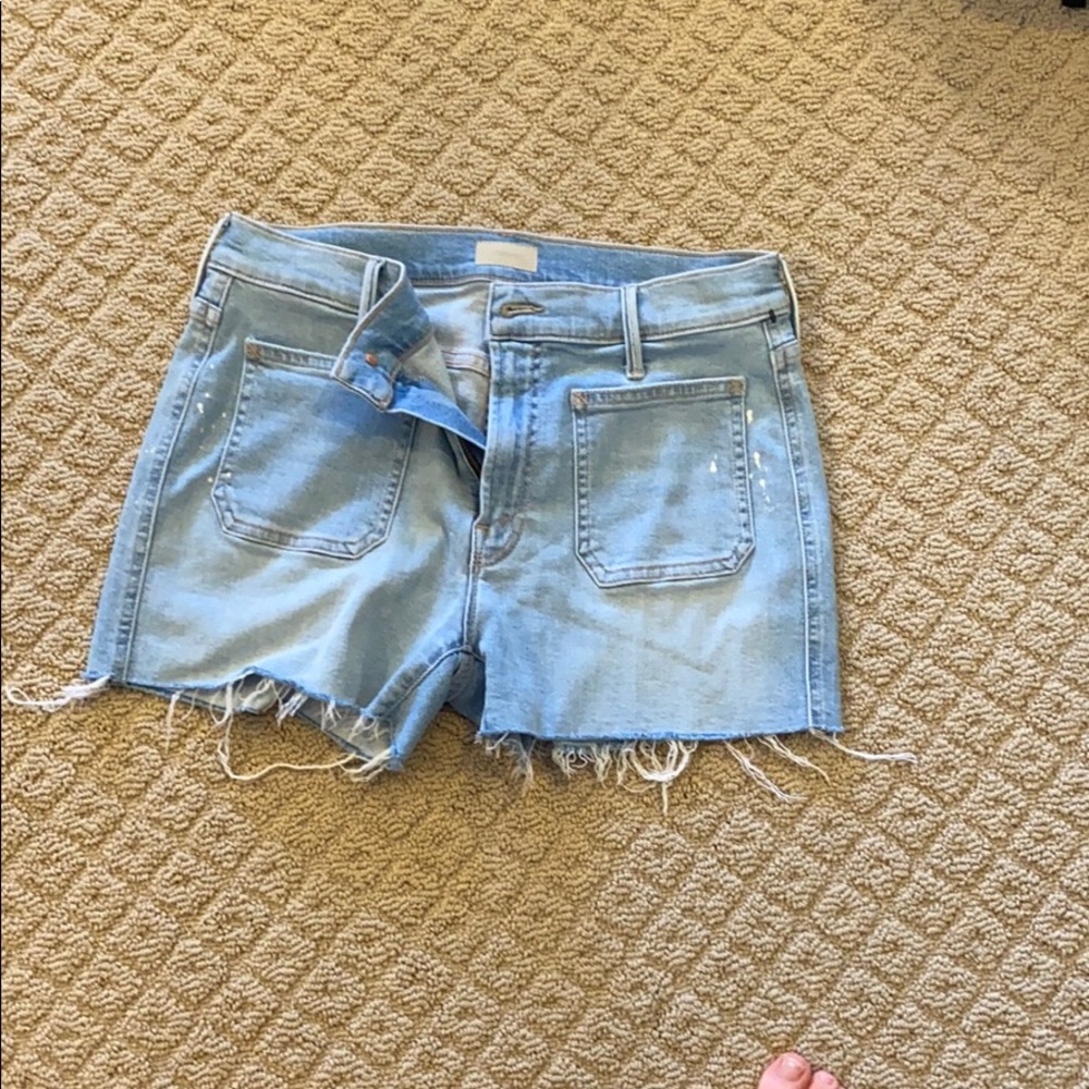 Never been worn mother jean shorts